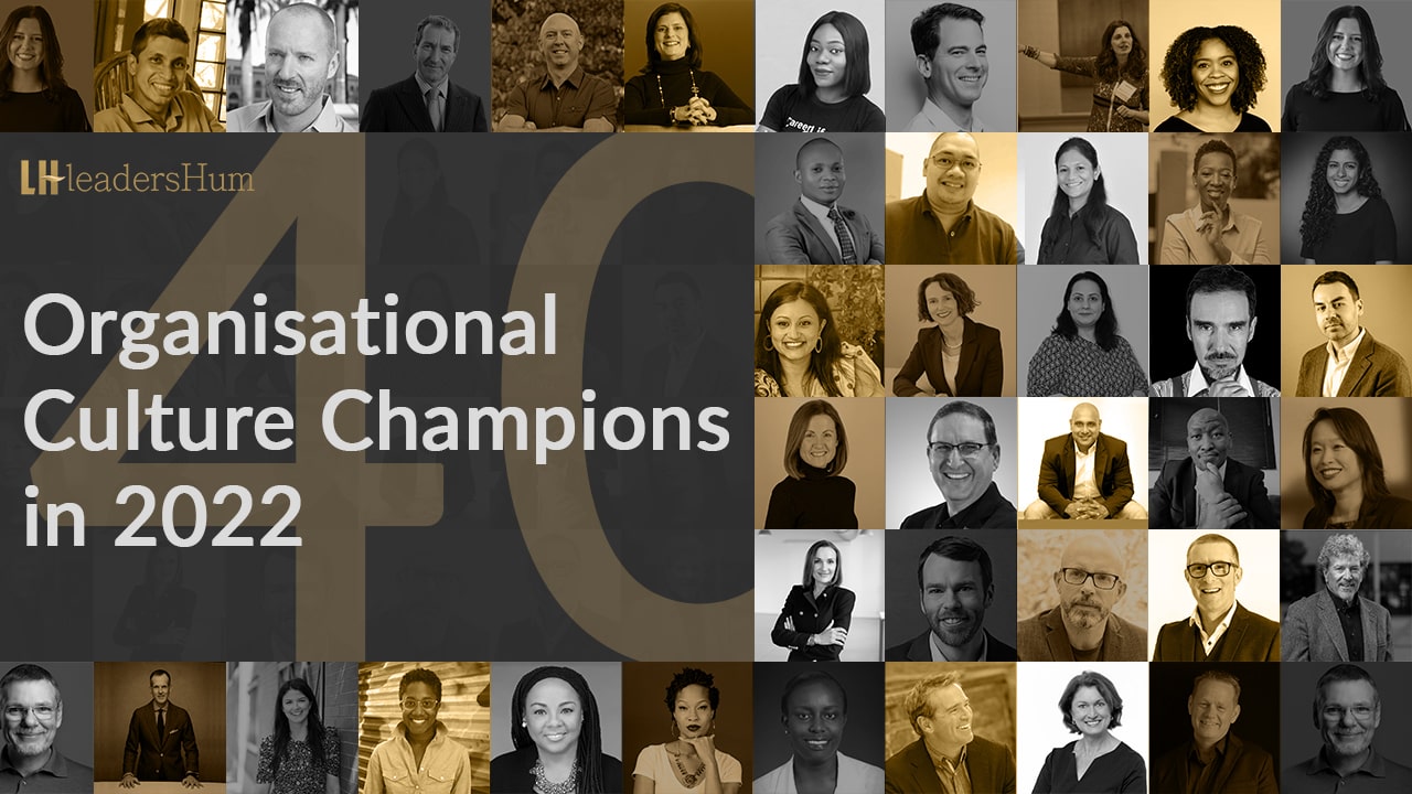 40 Organisational Culture Champions in 2022
